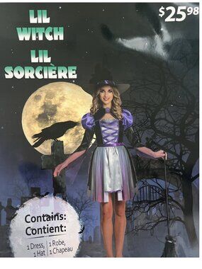 Partyholic Woman's Lil Witch Halloween Costume